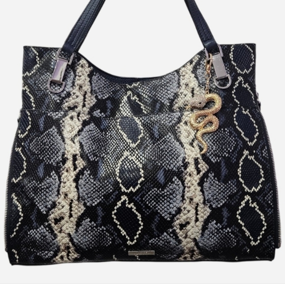 Vince Camuto Handbags - Vince Camuto Emily Snakeskin Tote - Like NEW